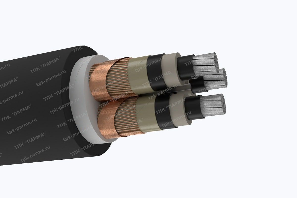 Фотография провода Кабель АПвПг 3х400/95 - 20кВ
