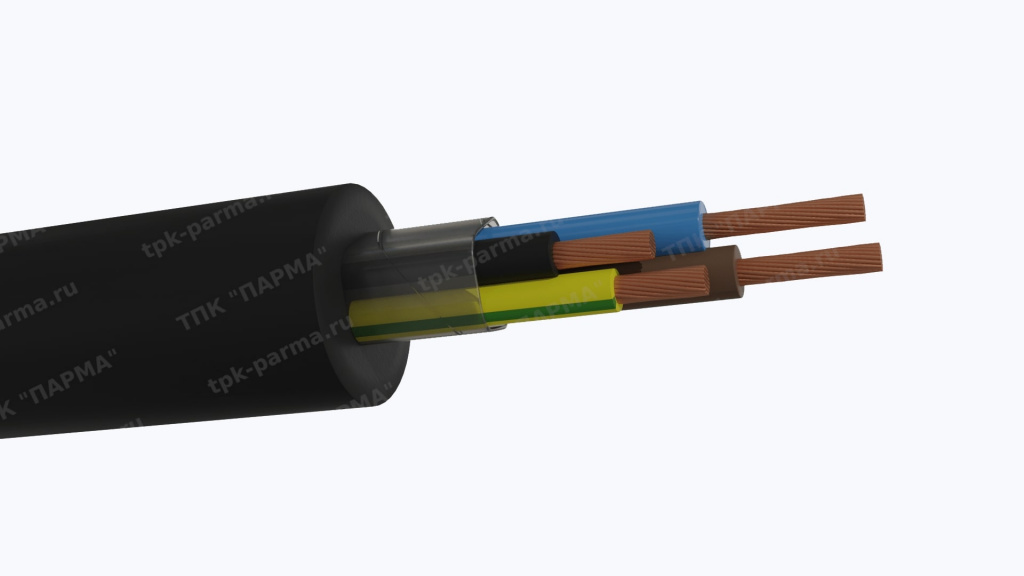 Фотография провода Кабель КГТП-ХЛ 3х1,0+1х1,0